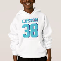 Blanc et football Jersey de sports des enfants |