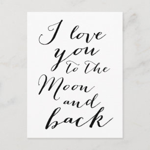 Blanc Et Noir Je Vous Aime Aux Cartes Postales Lun