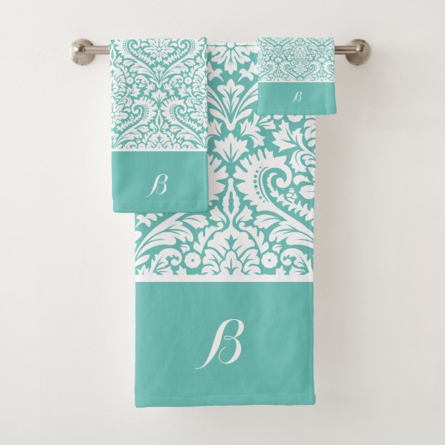 Blanc et turquoise (En situation)