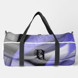 Blanc Grand Sac De Sport Tendance Lavande Abstrait