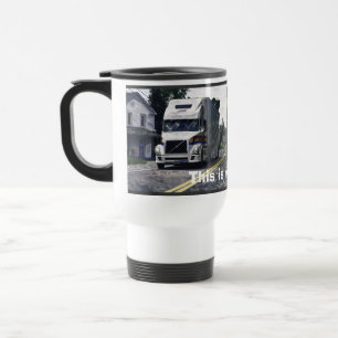 BLANC GROG RIG TRUCKER'S TRAVEL MUG