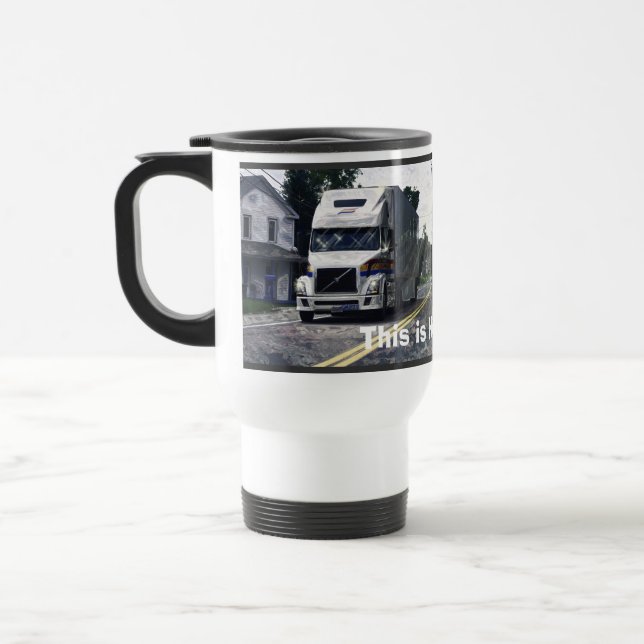 BLANC GROG RIG TRUCKER'S TRAVEL MUG (Gauche)