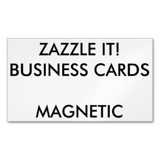 Blanc magnétique de cartes de visite personnalisé