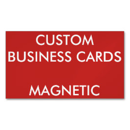 Blanc magnétique de cartes de visite personnalisé