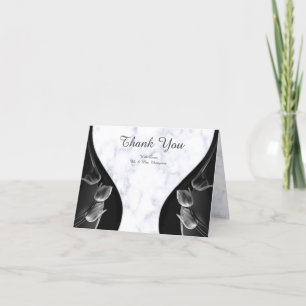 Blanc moderne - Marbre noir Merci Abstrait