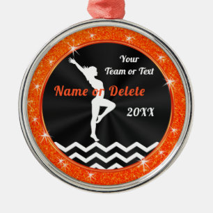 Blanc noir orange, Gymnastique Ornement de Noël