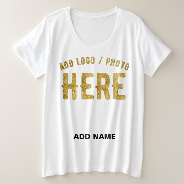 BLANC PERSONNALISABLE MODERNE ET DE STYLE, MARQUE  (Design devant)