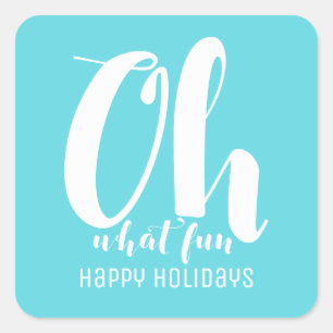 Blanc Turquoise Oh Quel Amusants Stickers De Vacan