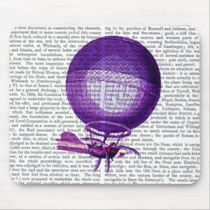 Blanchards Wasserstoff-(lila) Heißluft-Ballon Mousepad