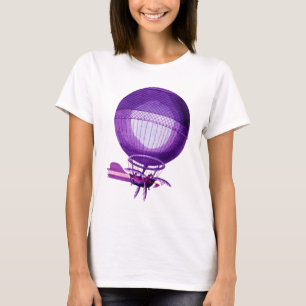 Blanchards Wasserstoff-(lila) Heißluft-Ballon T-Shirt