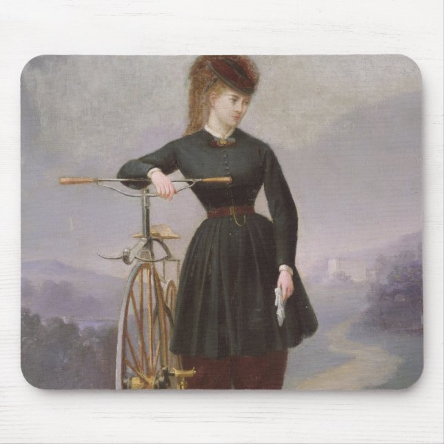 Blanche d'Antigny und ihr Velocipede Mousepad (Vorne)