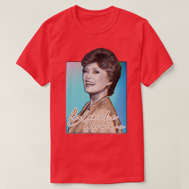 Blanche Deveraux Original 80er Style Fan Art Desig T-Shirt (Design vorne)