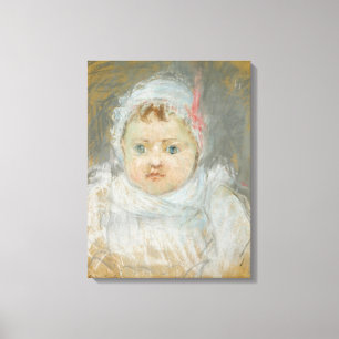 Blanche Pontillon as a Baby, 1872 (pastellfarben a Leinwanddruck