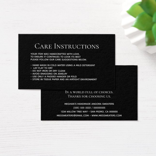 Blanchisserie moderne Information sur les soins de (Bureau)