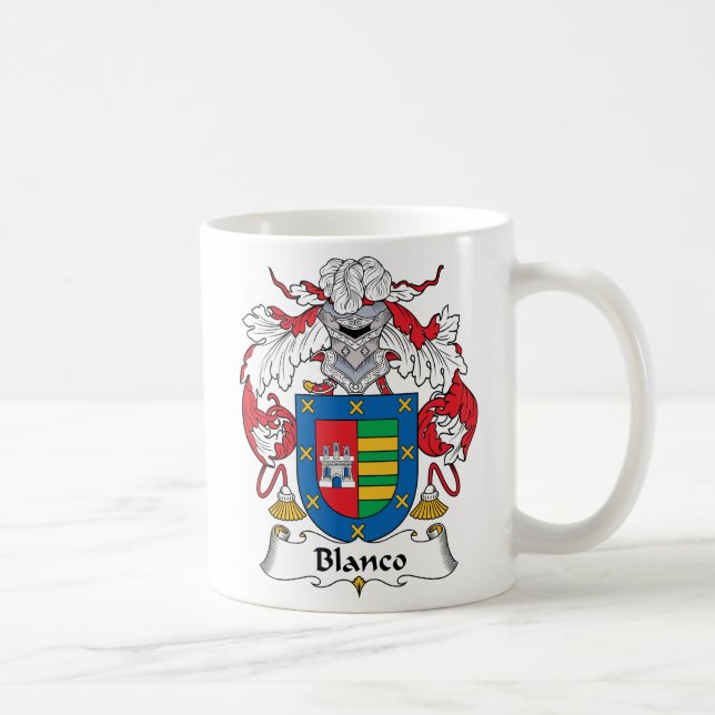 Blanco-Familienwappen Kaffeetasse (Rechts)