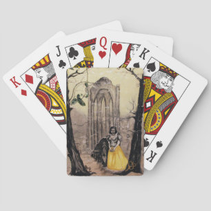 Blancs de neige et 7 nains Cartes de jeu magiques