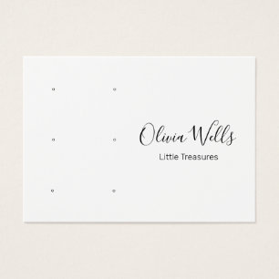 Blancs trois paires de trous d'oreille