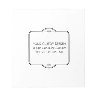 BLANGEN Sie Ihr Design hier - Notizblock