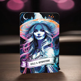 Blank Affirmation Spell Cards Visitenkarte