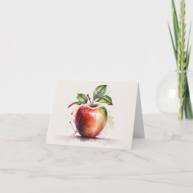 Blank Apple Dankeskarte (Vorderseite)