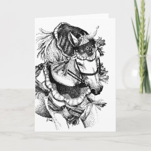 Blank Arabian Horse Grußkarte Karte