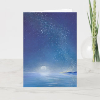 Blank Art Grußkarte, Originalkunst Karte