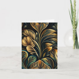 Blank art nouveau 14 Grußkarte Karte