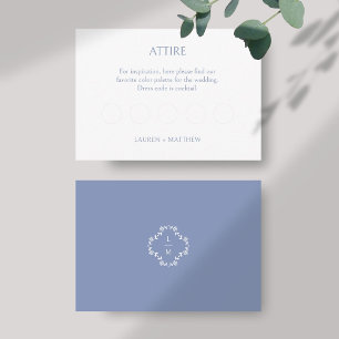 BLANK Attrage Code DIY Wedding RSVP Begleitkarte