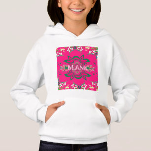 Blank Baby Vivid Pink Lila Shade Monogram Hoodie