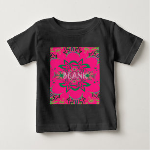 Blank Baby Vivid Pink Lila Shade Monogram T-shirt
