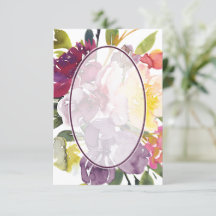 Blank Budget Lila und gelb Blumenhochzeit