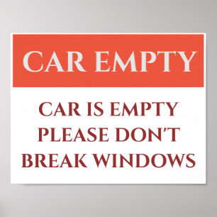 Blank Business Sale-Zeichen, Hinzufügen oder Bearb Poster