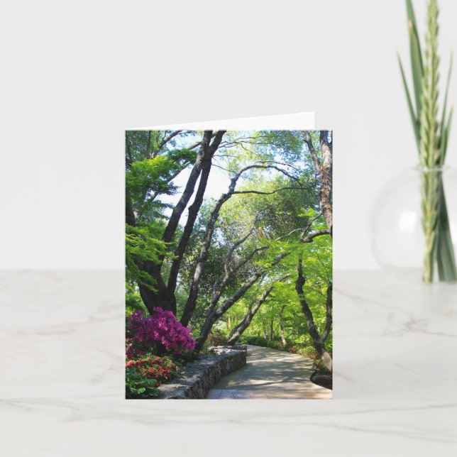Blank Card, Botanischer Garten Karte (Vorderseite)