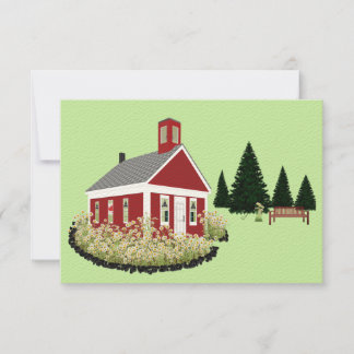 Blank Card - Canadian Flag Version School Dankeskarte