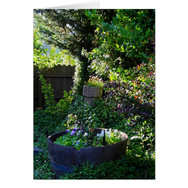 Blank Card, Viola Garden (Vorne)