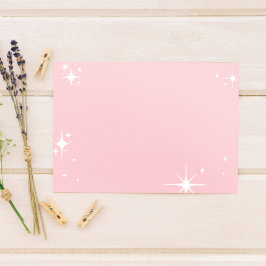 Blank Celestial Starlight Affirmation/Quote Dankeskarte