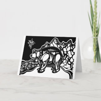 Blank Christmas Card - Bär Karte