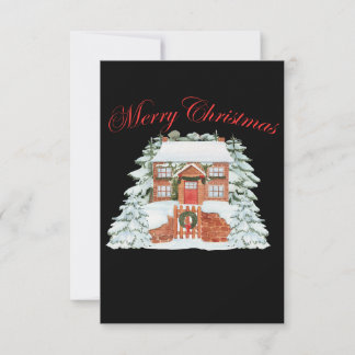 Blank Christmas Cards Dankeskarte