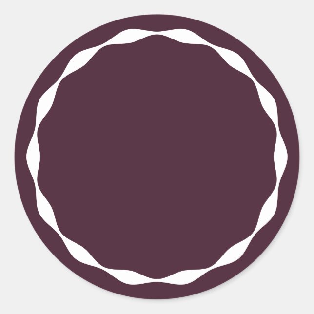 Blank Circle Custom Spice Sticker (Vorderseite)