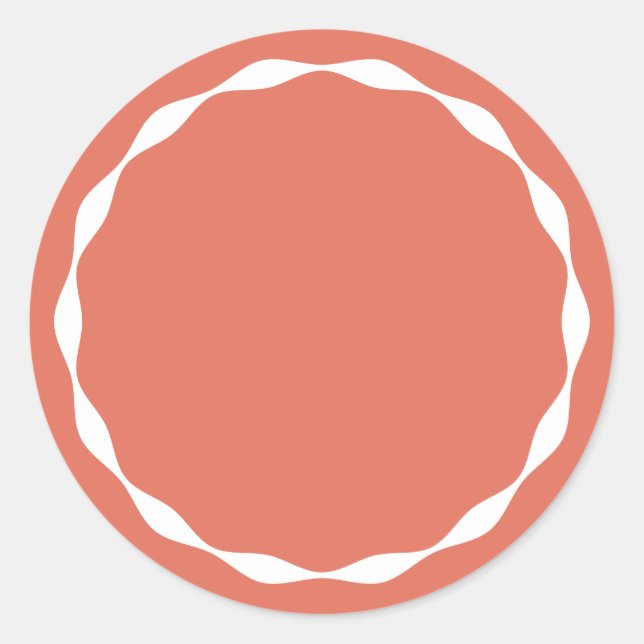 Blank Circle Custom Spice Sticker (Vorderseite)