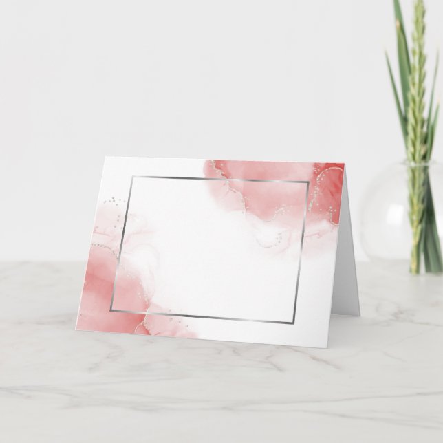 Blank Coral Rose Silver Abstrakt Programm (Vorderseite)