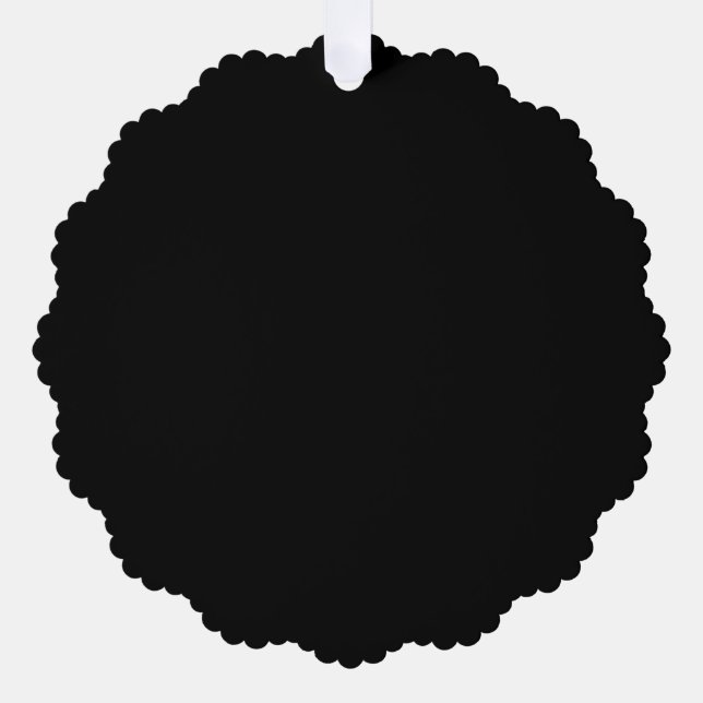 Blank Create your own - Black Ornament Karte (Vorderseite)