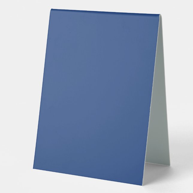 Blank Create your own - Deep Blue Tischaufsteller (Vorderseite)