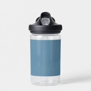 Blank Create your own - Grau Blue Trinkflasche