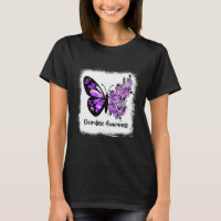 Blank Daisy Butterfly Lila Ribbon Überdosis Aw