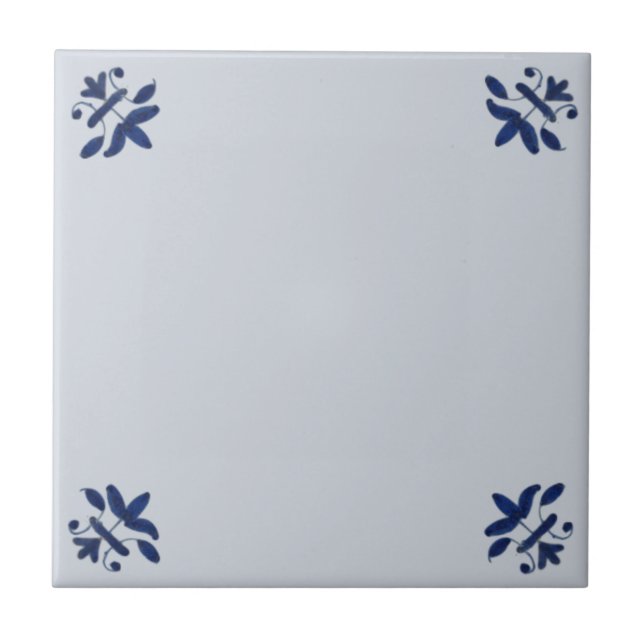Blank Delft an Mix & Match mit anderen gebunden Fliese (Vorderseite)