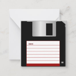 Blank-Diskette Mitteilungskarte