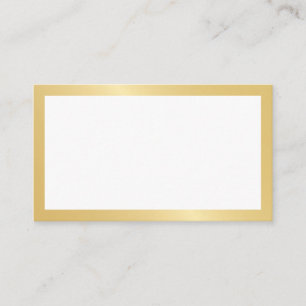 Blank Elegant Gold Wedding Platzkarte