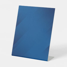 BLANK ERSTELLEN SIE IHR EIGENES BLAUES PEDESTAL SOCKELSCHILD