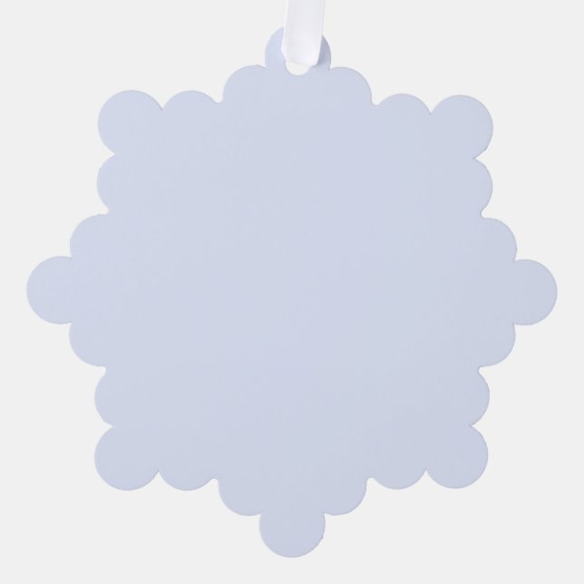 Blank erstellen Sie Ihr eigenes Papier Ornament Karte (Vorderseite)